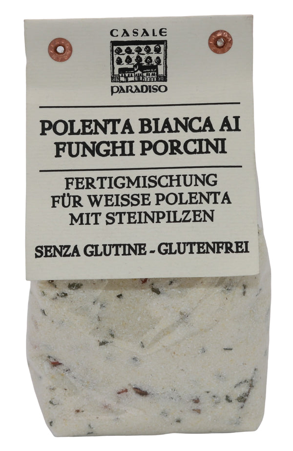 Fertigmischung für weiße Polenta mit Steinpilzen