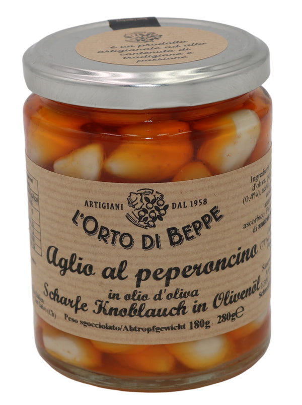 L´Orto di Beppe Scharfer Knoblauch in Olivenöl