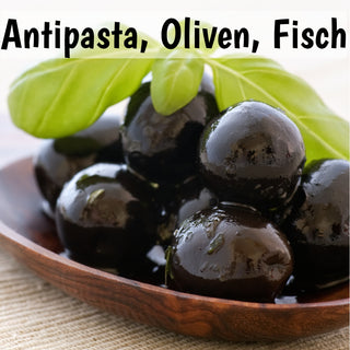 Antipasta, Oliven, Fisch