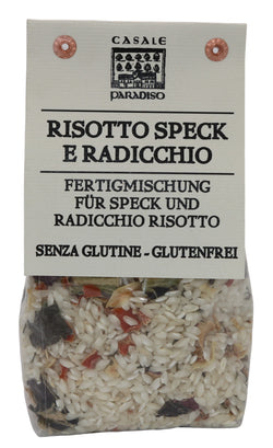 Fertigmischung für Speck und Radicchio Risotto